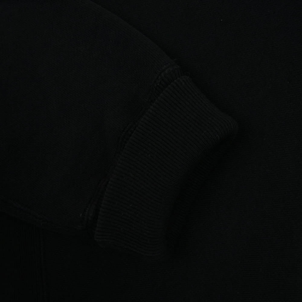A.PRESSE アプレッセ 23AW 23AAP-05-03K Vintage Half Zip Sweatshirt ヴィンテージ加工 ハーフジップ スウェットシャツ トレーナー ブラック系 3【中古】