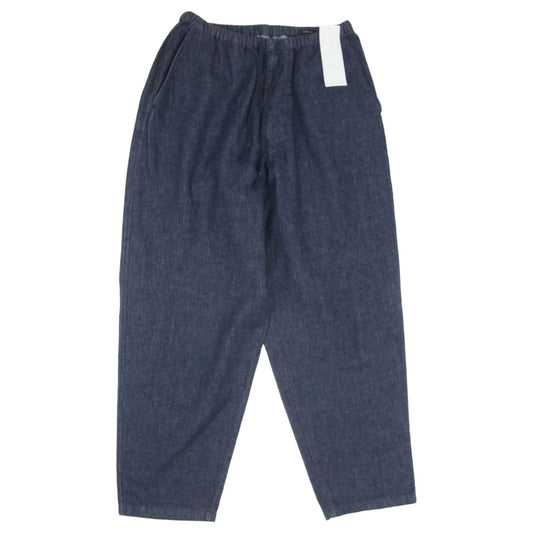 COMOLI コモリ 25SS B01-03013 ネイビー デニム テーパード パンツ ネイビー系 2【極上美品】【中古】