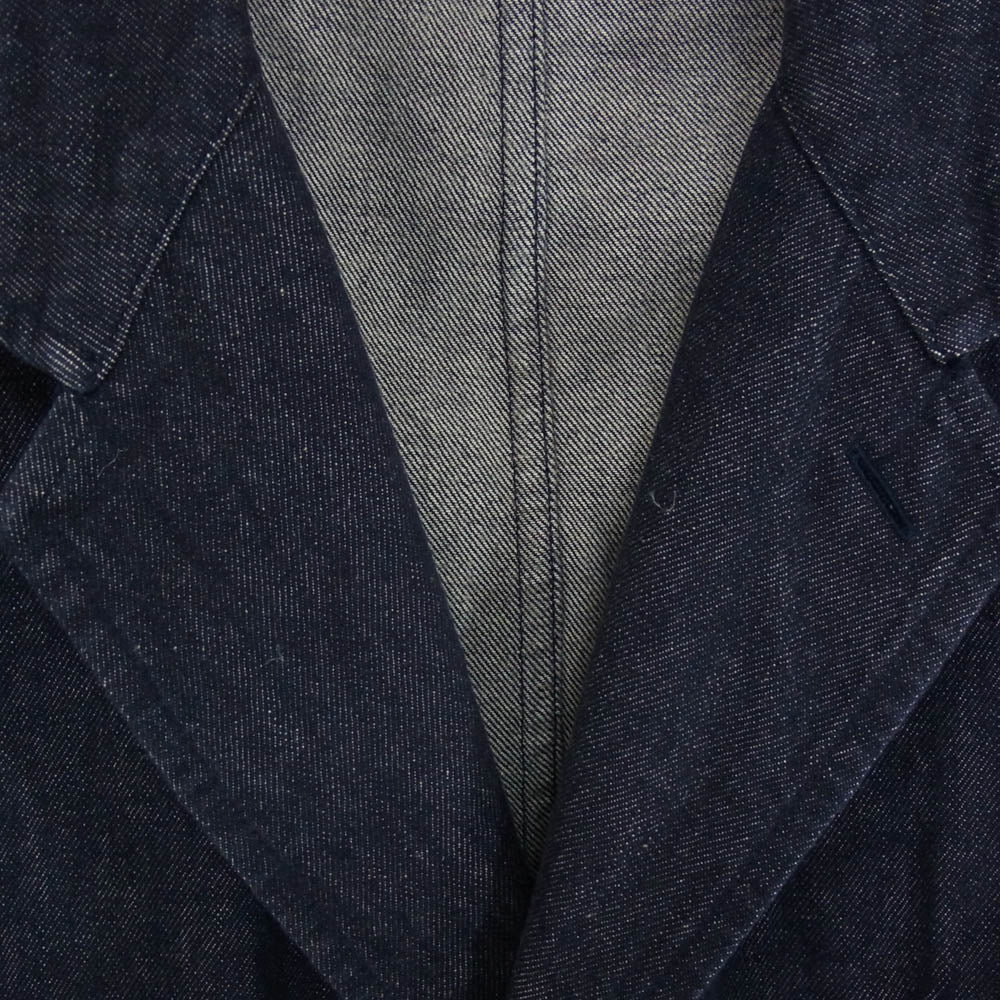 COMOLI コモリ 25SS B01-01023 ネイビー デニム テーラード ジャケット ネイビー系 2【極上美品】【中古】