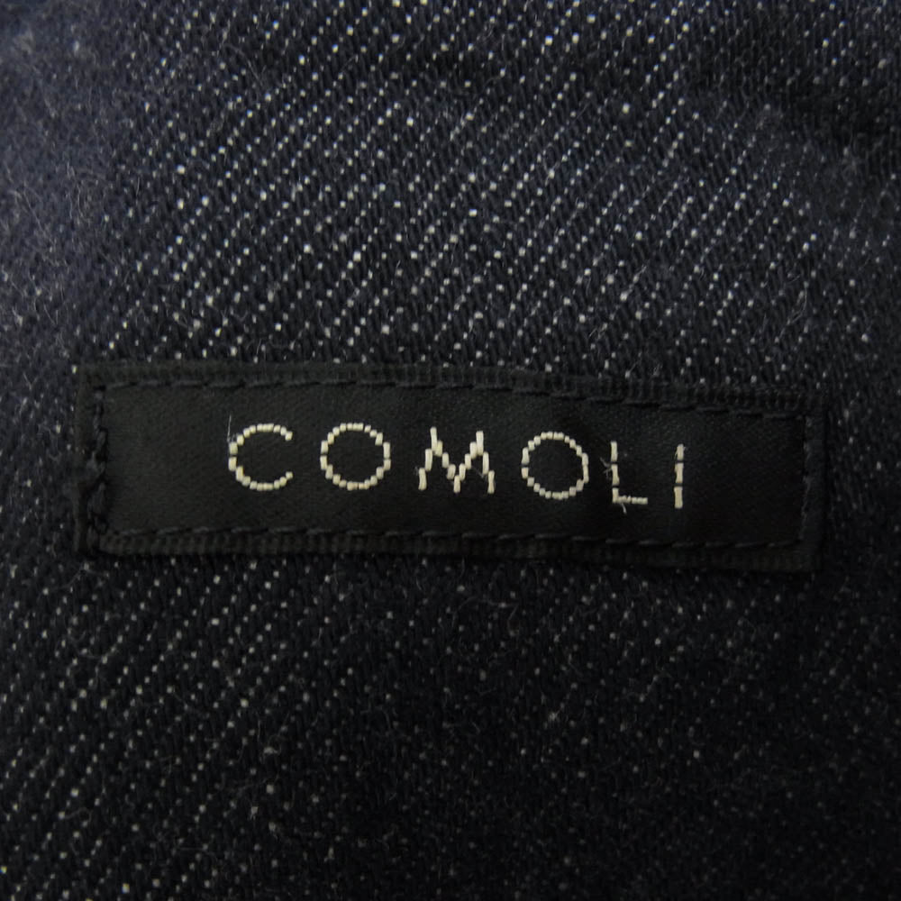 COMOLI コモリ 25SS B01-01023 ネイビー デニム テーラード ジャケット ネイビー系 2【極上美品】【中古】