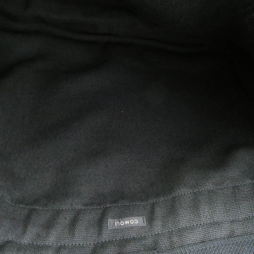 COMOLI コモリ 24AW A03-07001 HEMP DUCK SHOULDER BAG ヘンプダック ショルダー バッグ ブラック系 表記なし【中古】