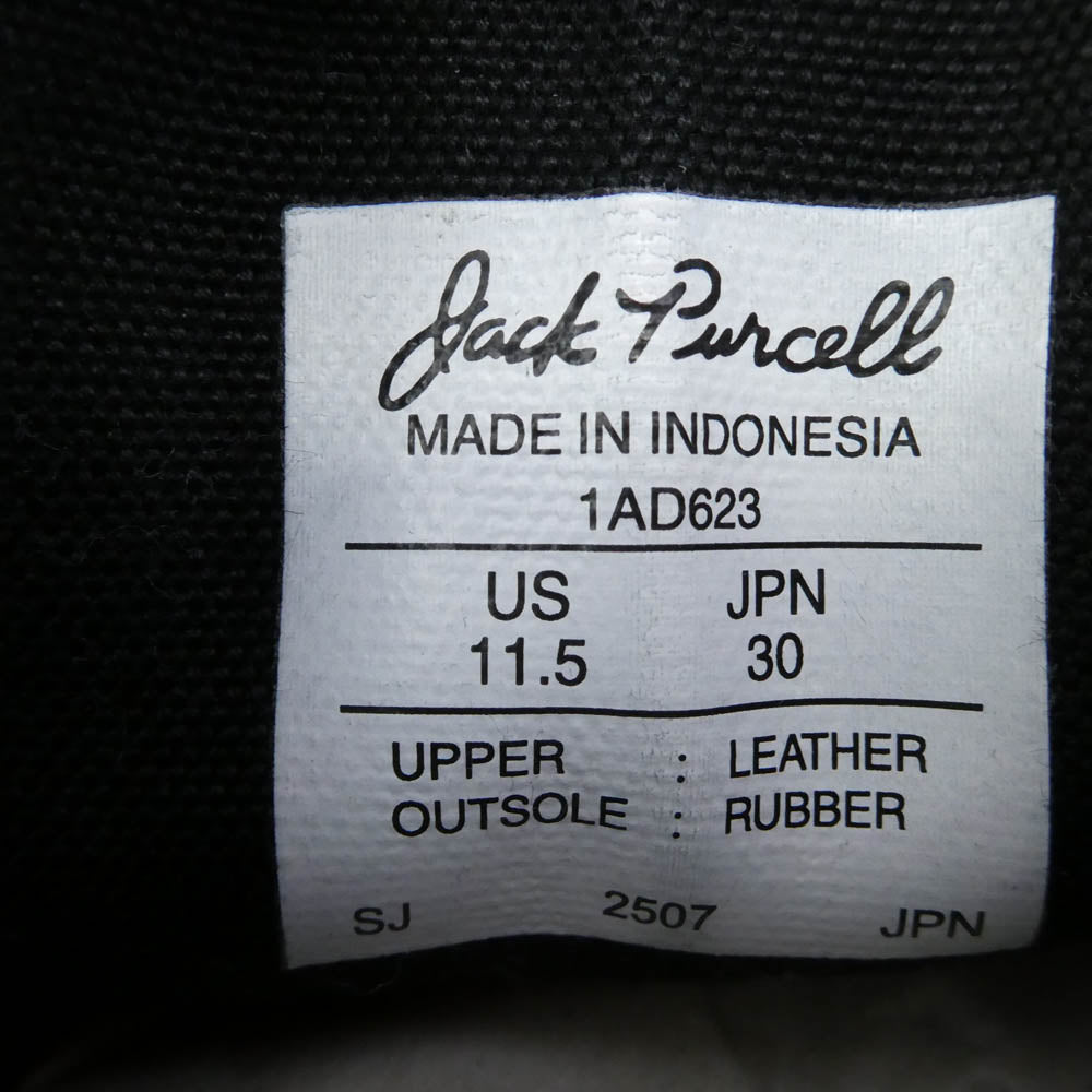 CONVERSE コンバース 1AD623 33301410295 JACK PURCELL 1935 BLKMONO レザー ジャックパーセル ブラック系 30cm【美品】【中古】