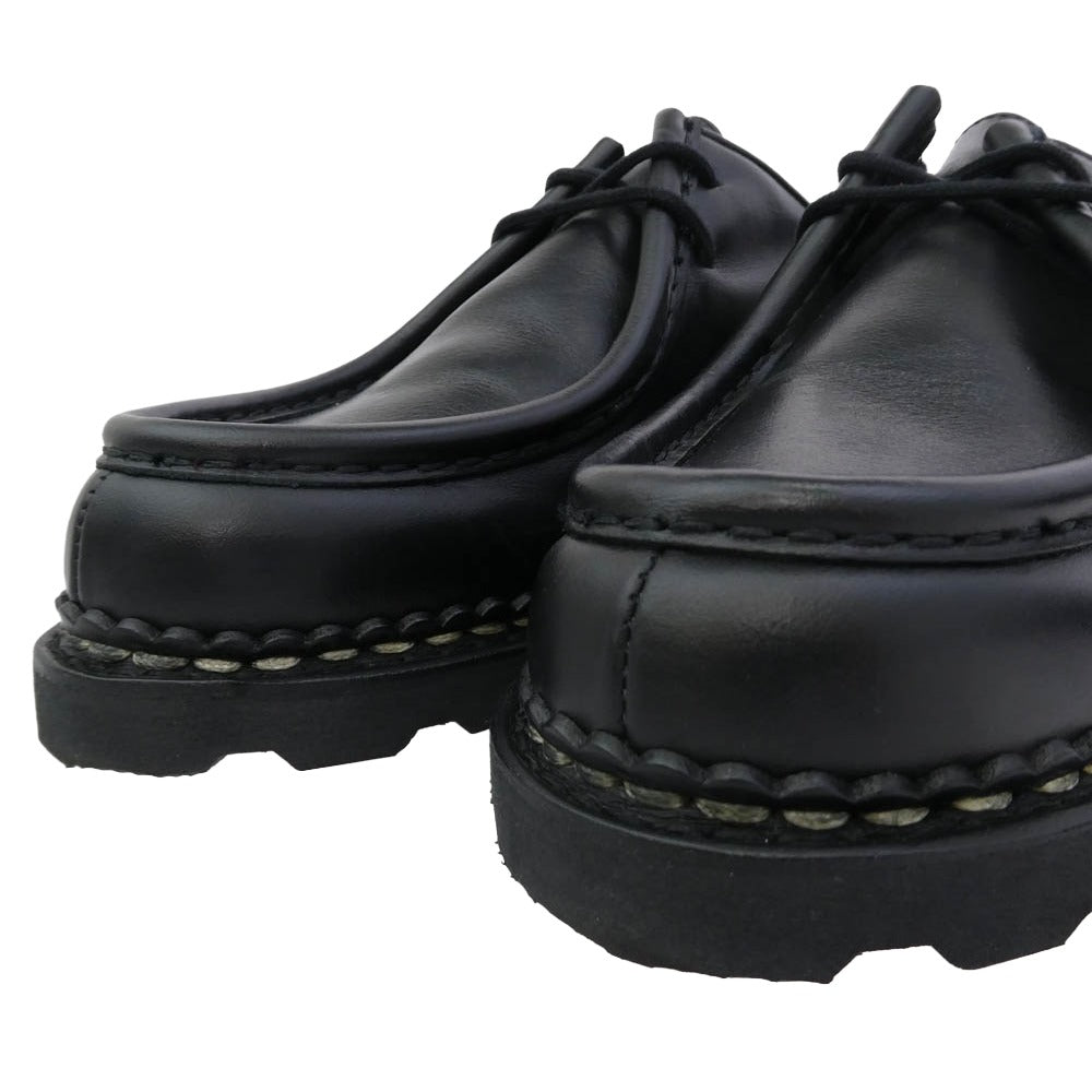 Paraboot パラブーツ 174912 MICHAEL BBR MARCHE LIS NOIR ミカエル レザー モカシンシューズ ブラック系 43【中古】