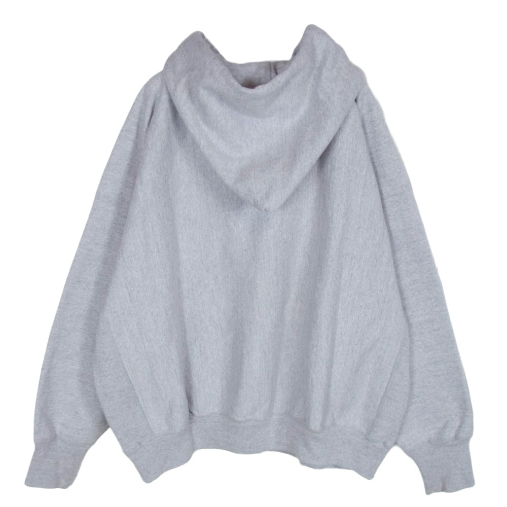 READY MADE レディメイド 24AW RE-CO-GY-00-00-286 HOODIE ARCH LOGO アーチロゴプリント プルオーバーパーカー フーディー グレー系 XL【中古】