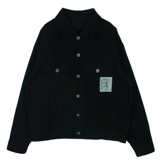 NEIGHBORHOOD ネイバーフッド 24AW 242AQNH-JKM05 BW TYPE-4 JACKET ボタンダウン ブラック デニム ジャケット ブラック系 M【中古】
