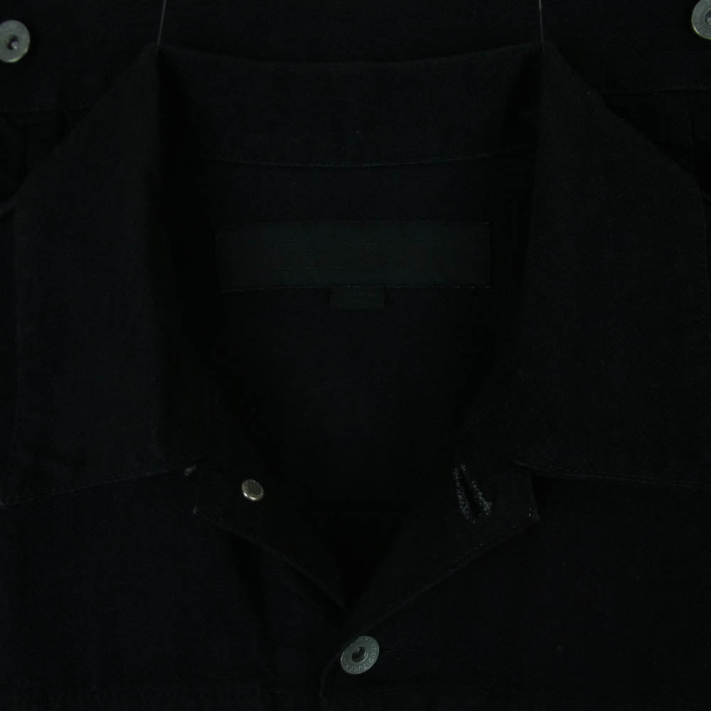 NEIGHBORHOOD ネイバーフッド 24AW 242AQNH-JKM05 BW TYPE-4 JACKET ボタンダウン ブラック デニム ジャケット ブラック系 M【中古】
