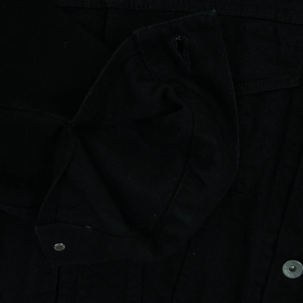 NEIGHBORHOOD ネイバーフッド 24AW 242AQNH-JKM05 BW TYPE-4 JACKET ボタンダウン ブラック デニム ジャケット ブラック系 M【中古】