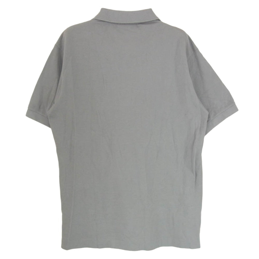 LACOSTE ラコステ クラシックフィット ロゴワッペン 半袖 ポロシャツ グレー系 3【中古】