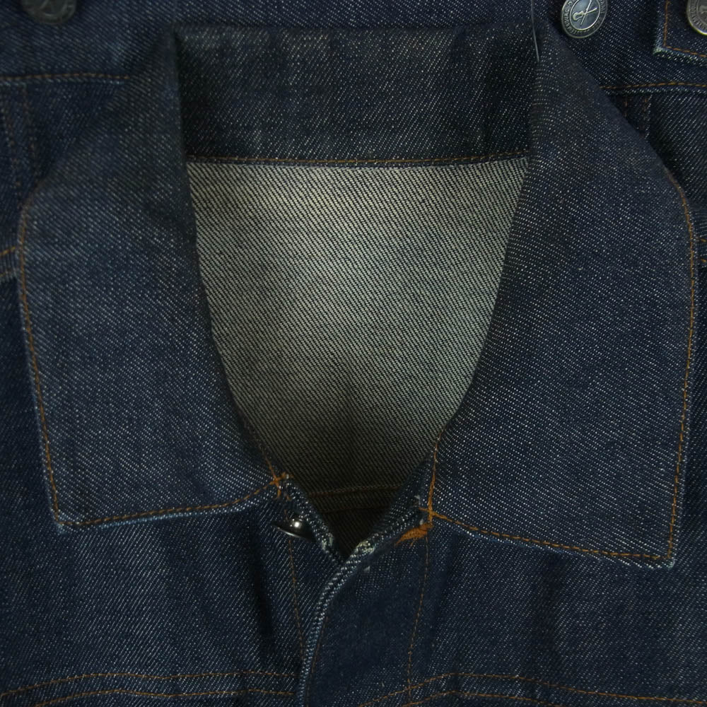 A.P.C. アーペーセー ストレートカット デニム ワーク ジャケット コットン ベトナム製 インディゴブルー系 XS【中古】