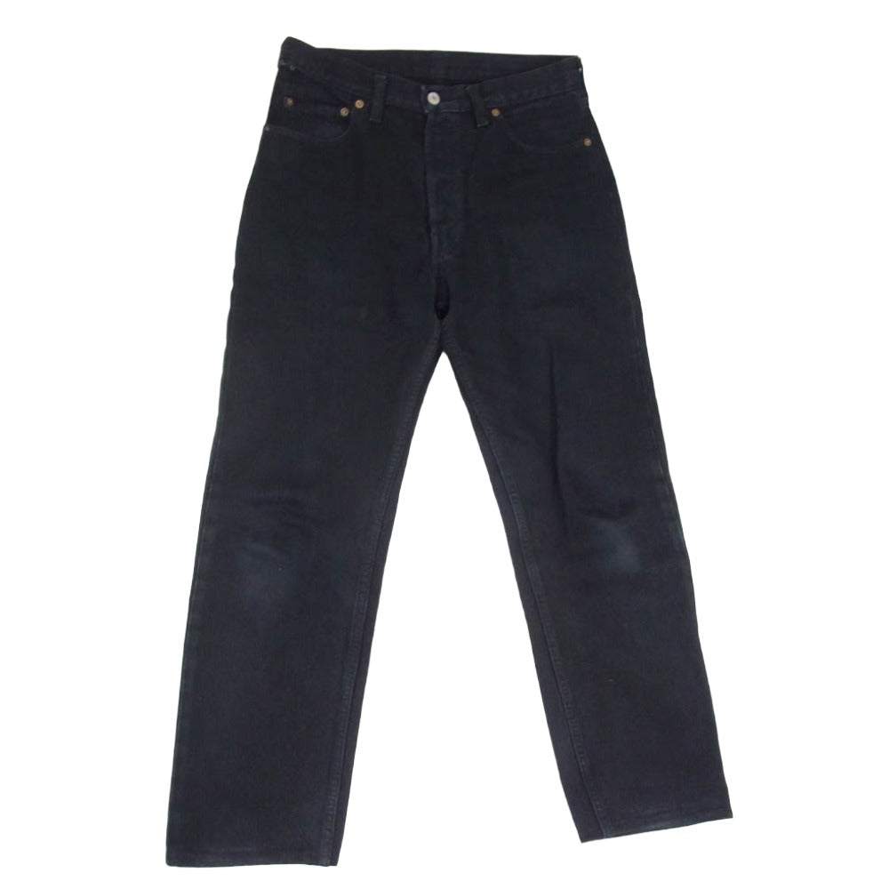 Levi's リーバイス 501-0000 ユーロリーバイス ボタン裏524刻印 ブラックデニム デニムパンツ ジーンズ ブラック系 32【中古】