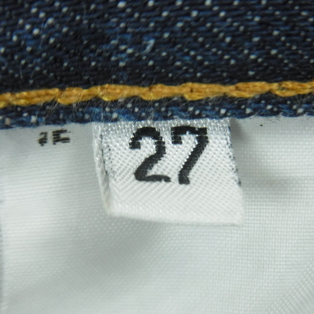 HELMUT LANG ヘルムートラング CLASSIC RAW DENIM 1999年 90s 本人期 クラシックロー デニム パンツ ジーンズ インディゴブルー系 27【中古】