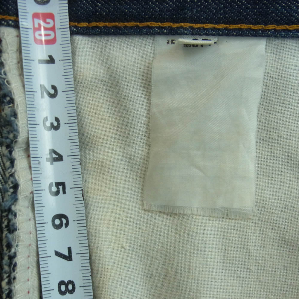 HELMUT LANG ヘルムートラング CLASSIC RAW DENIM 1999年 90s 本人期 クラシックロー デニム パンツ ジーンズ インディゴブルー系 27【中古】