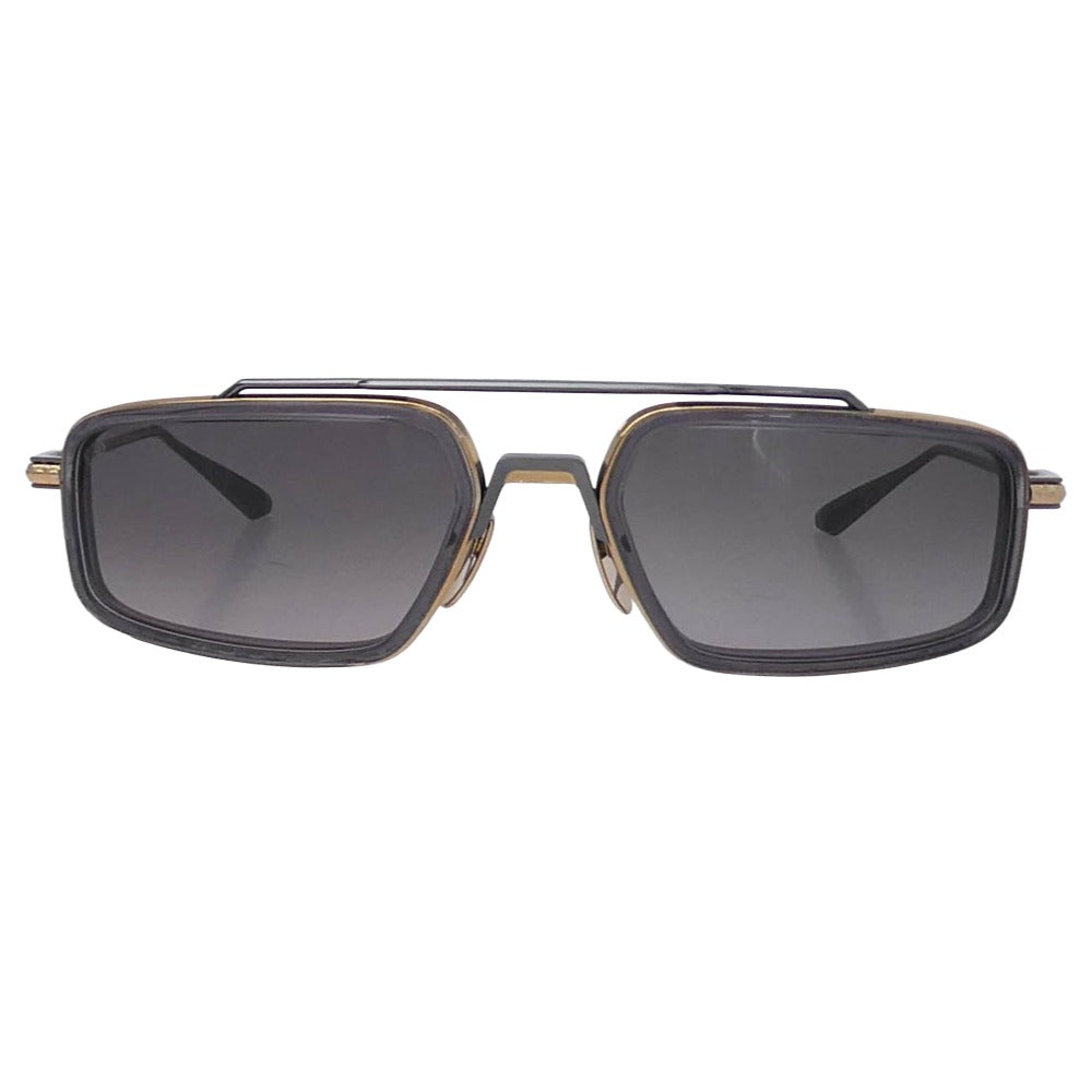 CHROME HEARTS クロムハーツ（原本無） EADER ダブルブリッジ サイドフレアニー サングラス フレーム：ゴールド系、ブラック系 61□20-124【中古】