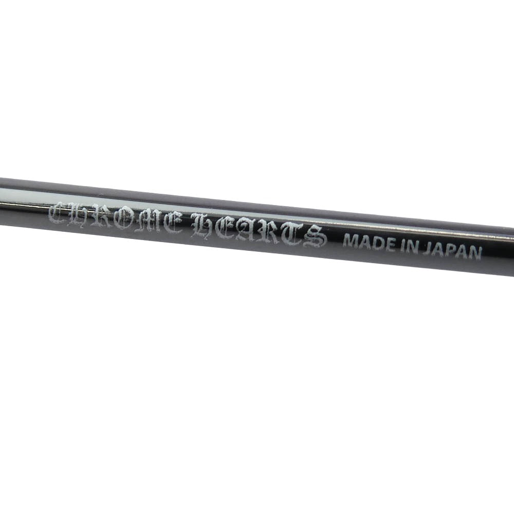 CHROME HEARTS クロムハーツ（原本無） EADER ダブルブリッジ サイドフレアニー サングラス フレーム：ゴールド系、ブラック系 61□20-124【中古】