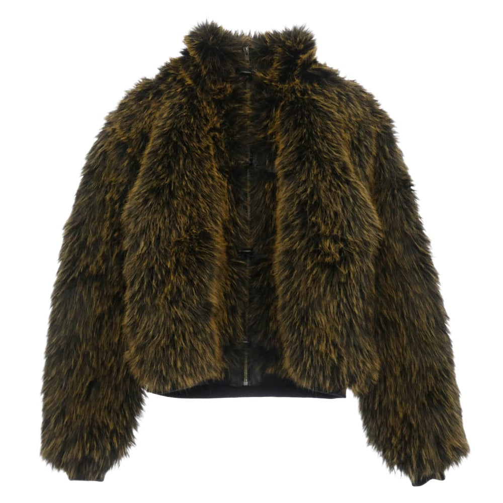 ジェイデッドロンドン Fur Jacket ファー ジップアップ ジャケット ブラック系 ブラウン系 XS【中古】