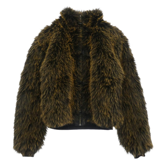 ジェイデッドロンドン Fur Jacket ファー ジップアップ ジャケット ブラック系 ブラウン系 XS【中古】