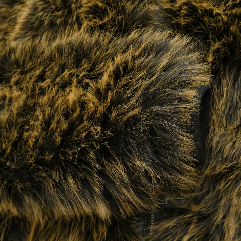 ジェイデッドロンドン Fur Jacket ファー ジップアップ ジャケット ブラック系 ブラウン系 XS【中古】