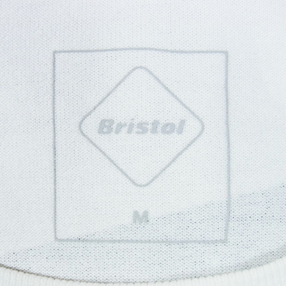 F.C.R.B. エフシーアールビー 20AW FCRB-202076 BIG LOGO POCKET TEE ビックロゴ バックプリント ポケット付き 半袖 Tシャツ ホワイト系 M【中古】