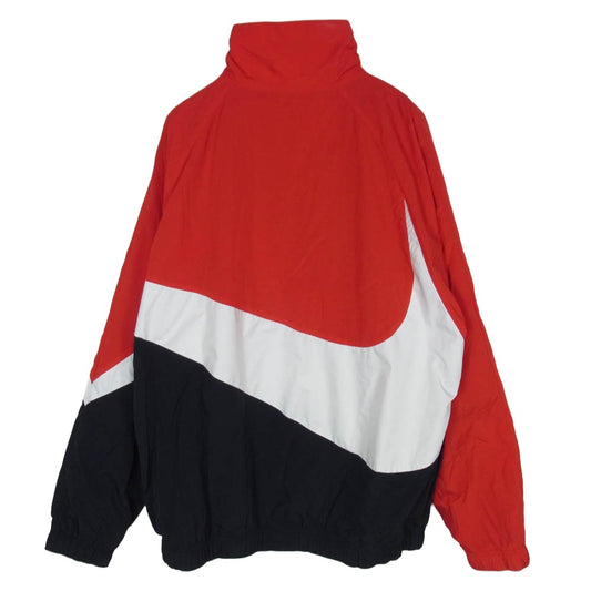 NIKE ナイキ AR3133-657 HBR STMT WOVEN JACKET ビッグ スウッシュ ウーブン ジャケット レッド系 M【中古】