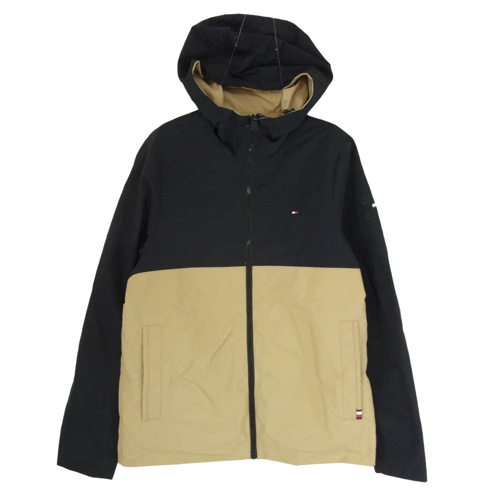 TOMMY HILFIGER トミーヒルフィガー 78J5242 リバーシブル フーデッド ナイロン ジャケット ブラウン系 S【中古】