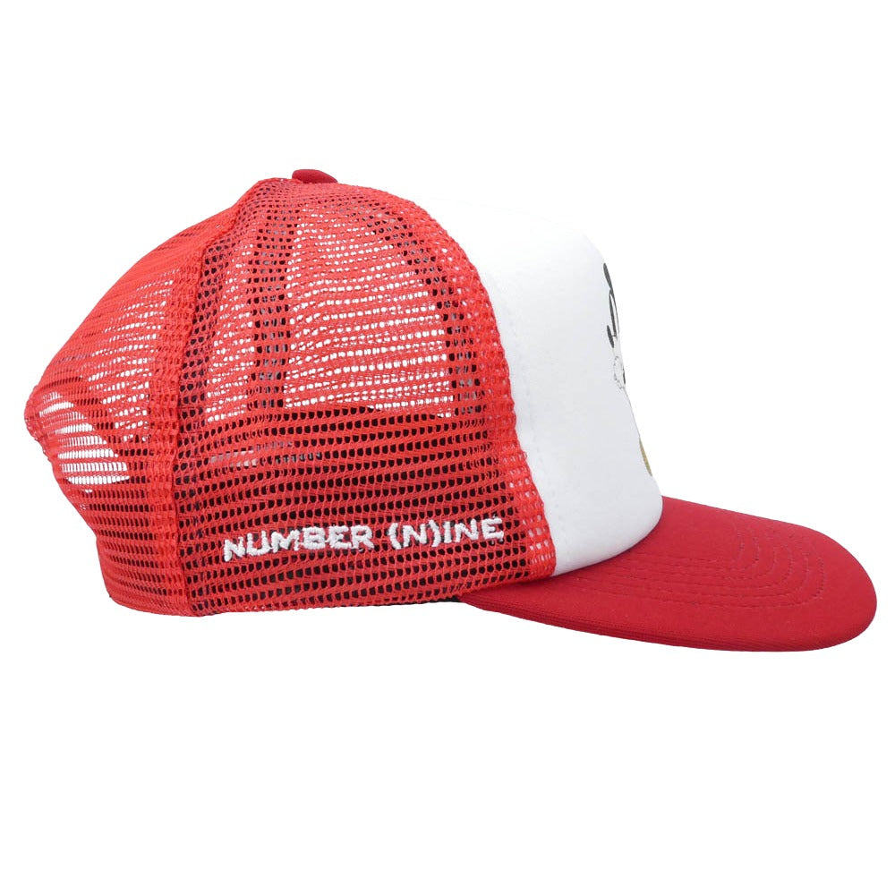 Supreme シュプリーム 25AW x Mickey Mouse Mesh Back 5-Panel ミッキーマウス メッシュ バック 5パネル キャップ 帽子 レッド系【中古】