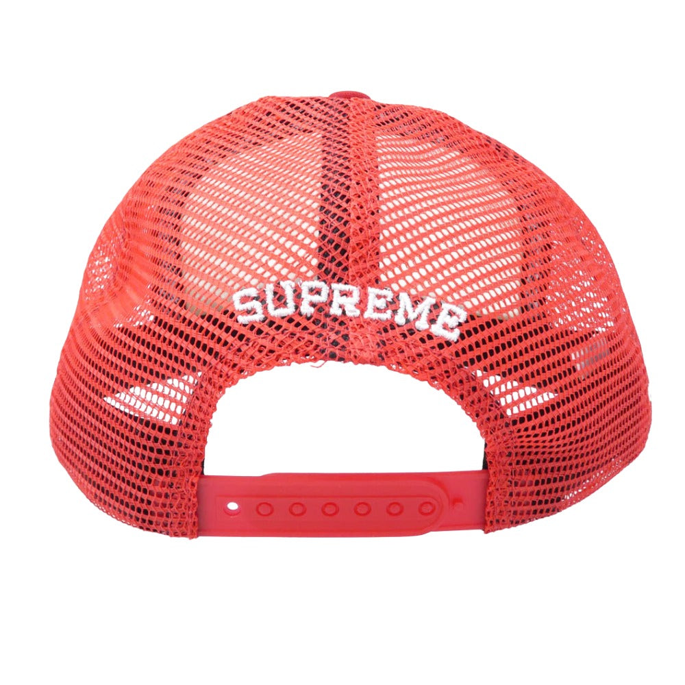 Supreme シュプリーム 25AW x Mickey Mouse Mesh Back 5-Panel ミッキーマウス メッシュ バック 5パネル キャップ 帽子 レッド系【中古】