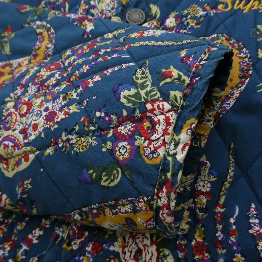 Supreme シュプリーム 19AW Quilted Paisley Jacket キルテッド ペイズリー ジャケット ブルー系 マルチカラー系 S【中古】