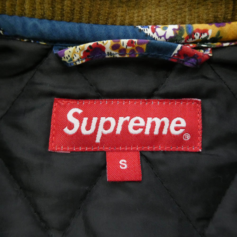 Supreme シュプリーム 19AW Quilted Paisley Jacket キルテッド ペイズリー ジャケット ブルー系 マルチカラー系 S【中古】