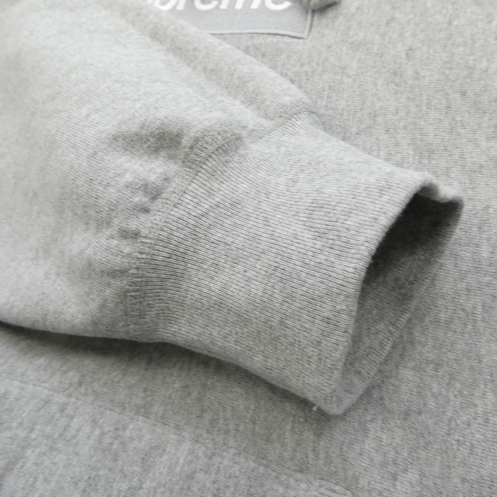 Supreme シュプリーム 24AW Box Logo Hooded Sweatshirt ボックスロゴ スウェットシャツ パーカー フーディー グレー系 M【美品】【中古】