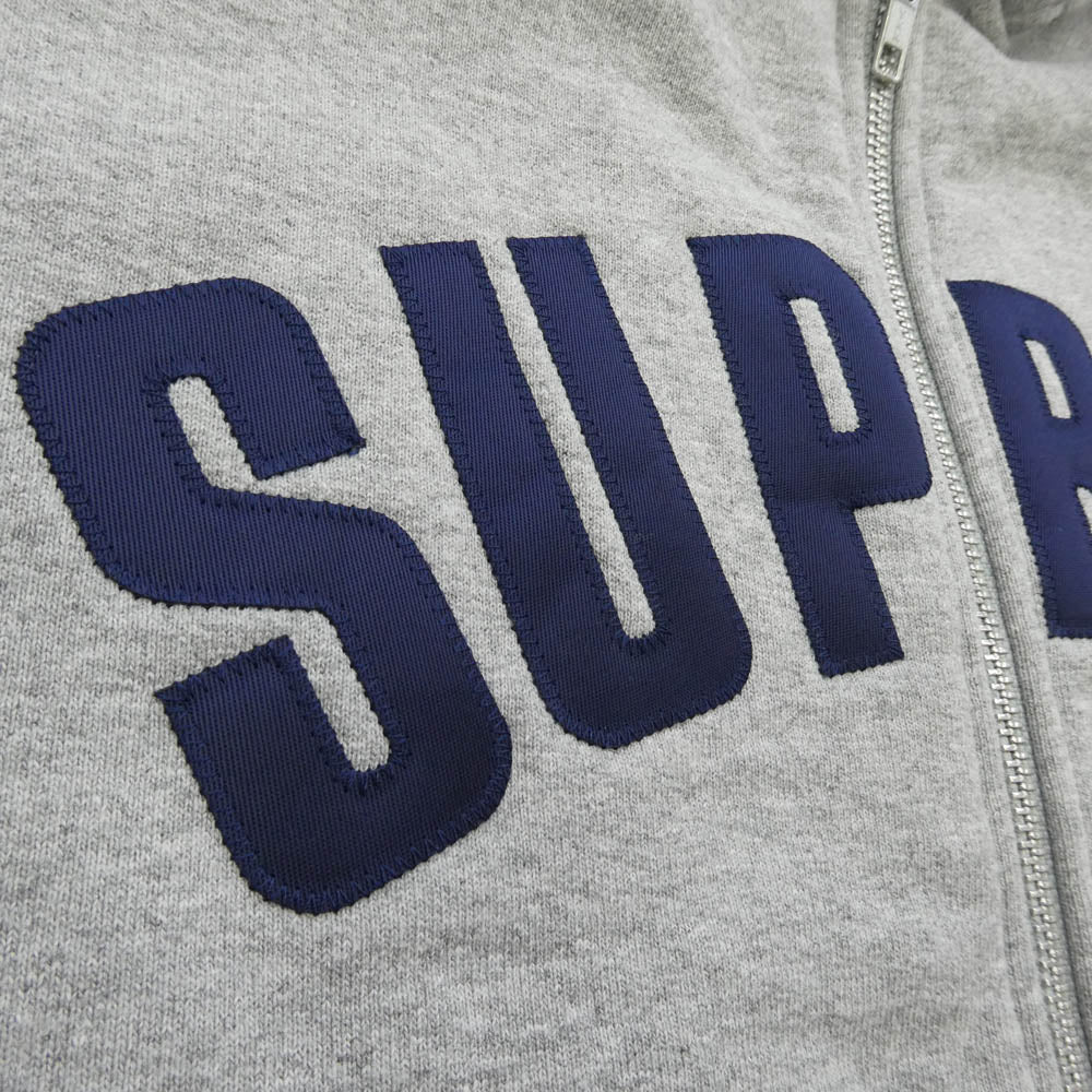 Supreme シュプリーム 24AW Arc Thermal Zip Up Hooded Sweatshirt アーチ サーマル スウェットシャツ ジップアップ パーカー フーディー グレー系 M【中古】