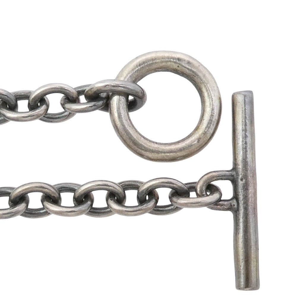GABOR ガボール Gaboratory ガボラトリーホールディング ギャランティ付属 4.7Chain & 1/8 Classic T-bar Necklace 4.7チェーン クラシックTバー ネックレス 55cm シルバー系【中古】