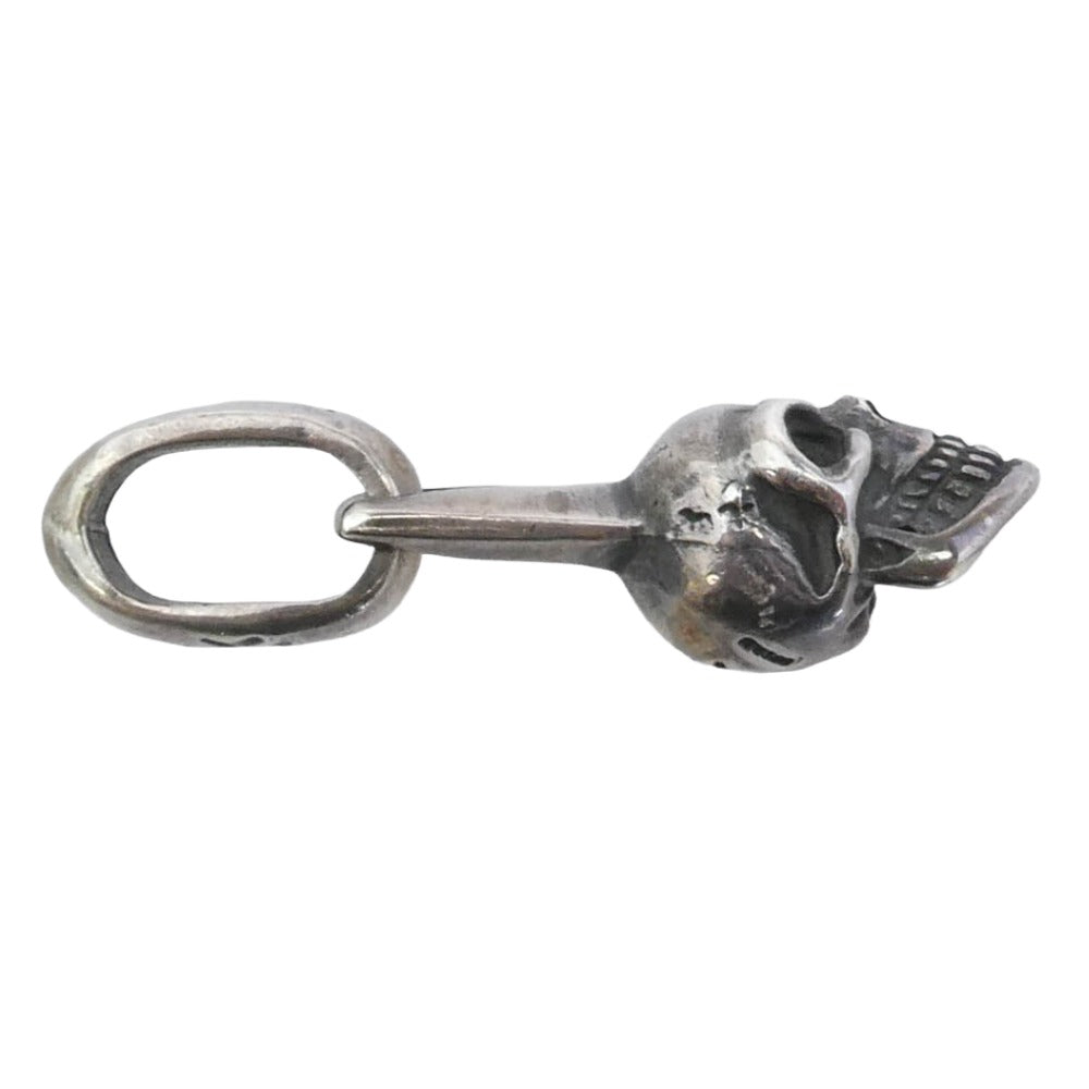 GABOR ガボール Gaboratory ガボラトリー マリア ギャランティ付属 SINGLE SKULL ZIP PENDANT シングルスカル ジップ ペンダントトップ シルバー系【中古】