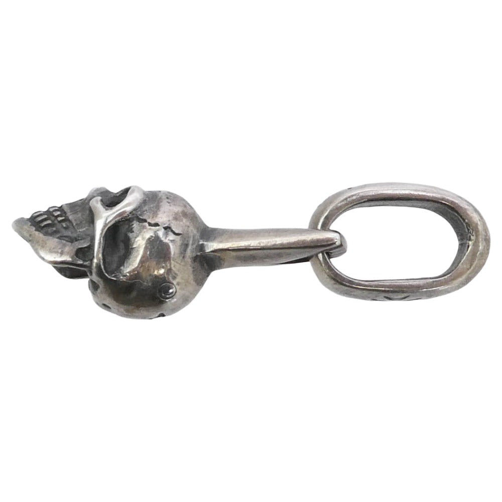 GABOR ガボール Gaboratory ガボラトリー マリア ギャランティ付属 SINGLE SKULL ZIP PENDANT シングルスカル ジップ ペンダントトップ シルバー系【中古】