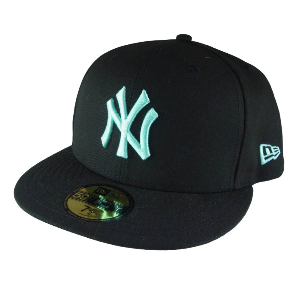 NEW ERA ニューエラ New York Yankees ニューヨークヤンキース ベースボール キャップ 帽子 ブラック系【中古】