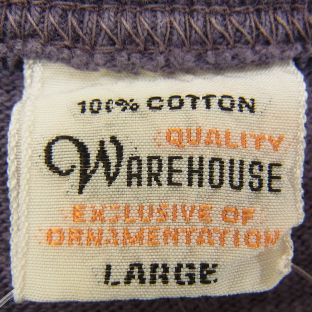 WAREHOUSE ウエアハウス 4601 SAN JOSE STATE COLLEGE サンノゼ ステート カレッジ ロゴ Tシャツ 半袖カットソー ネイビー系 L【中古】
