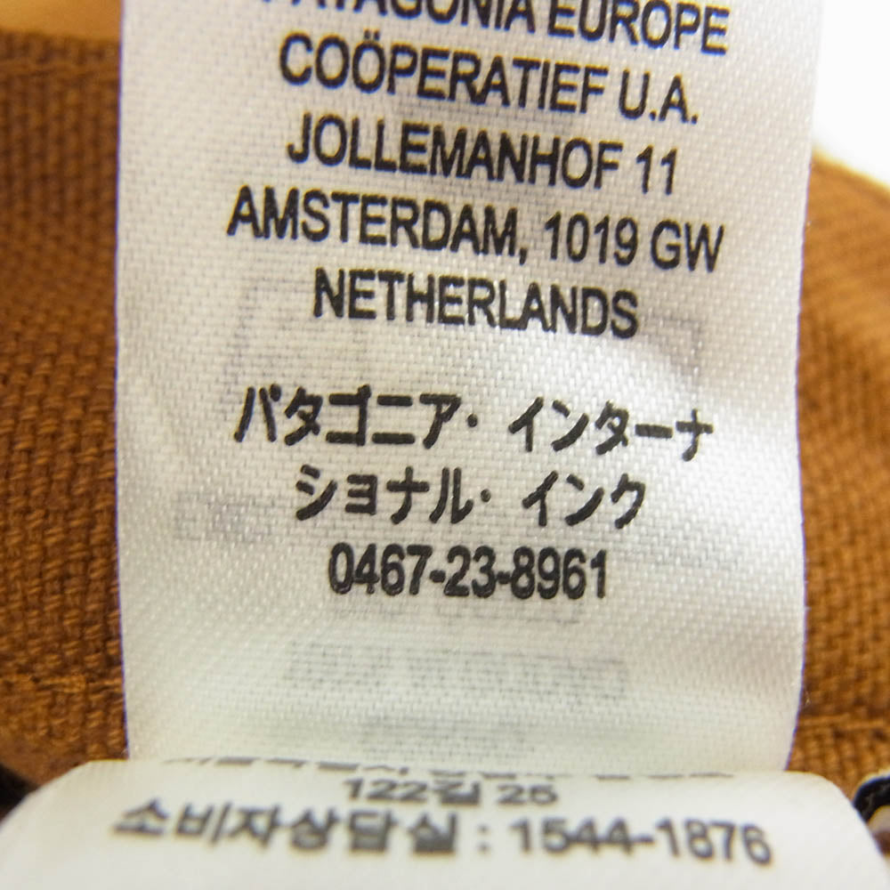 patagonia パタゴニア 24AW 56391FA24 24年製 Heritage Stand Up Pants ヘリテージ スタンドアップ パンツ ダブルニー ブラウン系 32 M【中古】