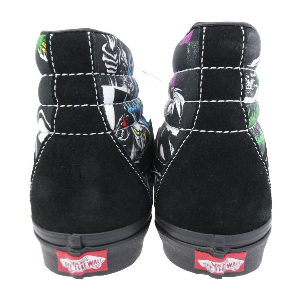 VANS バンズ VN000BW7BMB × Disney Villains 100 Villains Multi Sk8-Hi スケートハイ ディズニー 100 ヴィランズ マルチ ハイカット スニーカー ブラック系 27cm【新古品】【未使用】【中古】