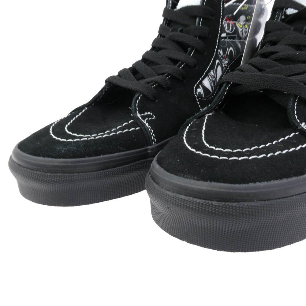 VANS バンズ VN000BW7BMB × Disney Villains 100 Villains Multi Sk8-Hi スケートハイ ディズニー 100 ヴィランズ マルチ ハイカット スニーカー ブラック系 27cm【新古品】【未使用】【中古】