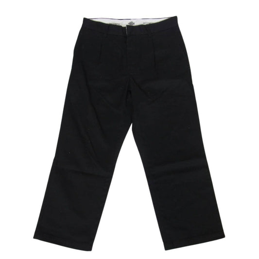 WACKO MARIA ワコマリア 22AW DICKIES-WM-PT11 × DICKIES PLEATED TROUSERS ディッキーズ プリーテッド トラウザーズ チノパン ワーク パンツ ブラック系 S【中古】