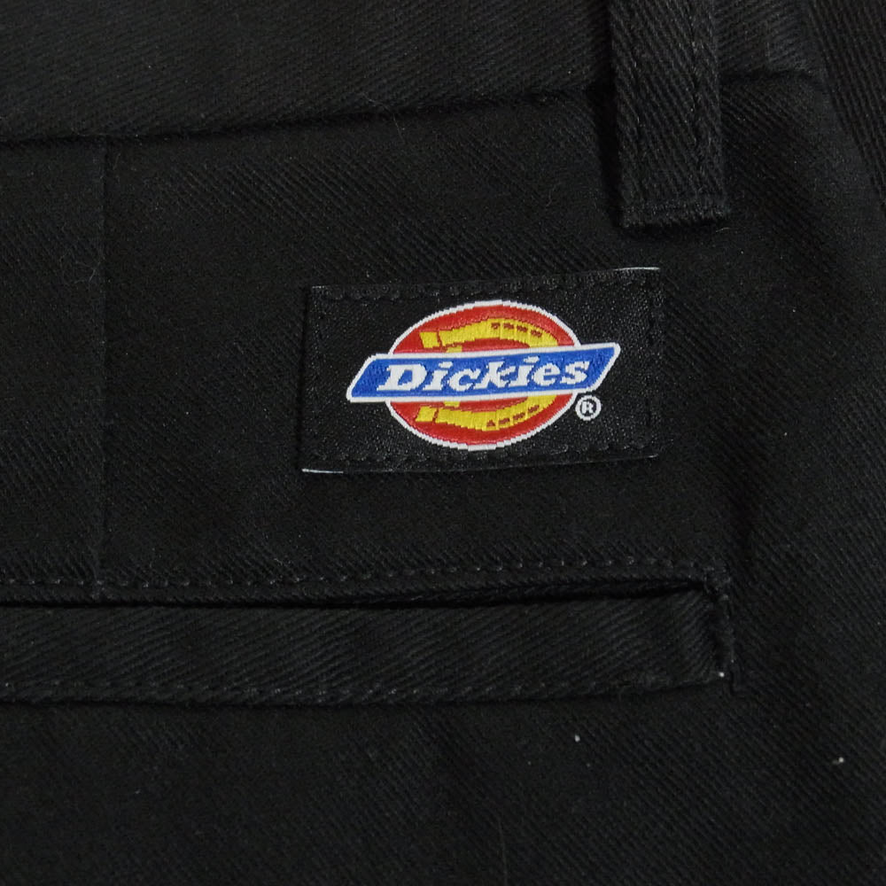 WACKO MARIA ワコマリア 22AW DICKIES-WM-PT11 × DICKIES PLEATED TROUSERS ディッキーズ プリーテッド トラウザーズ チノパン ワーク パンツ ブラック系 S【中古】