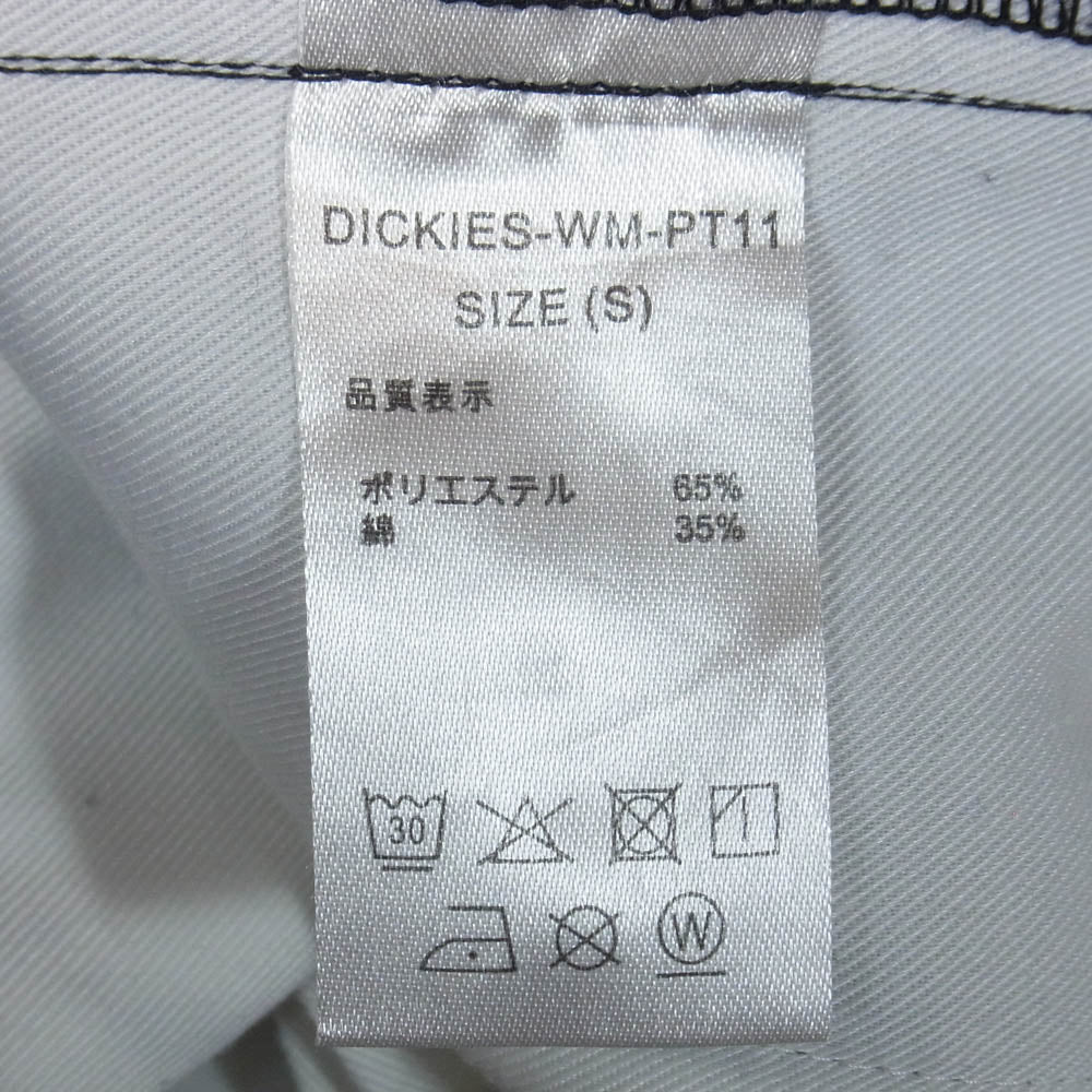 WACKO MARIA ワコマリア 22AW DICKIES-WM-PT11 × DICKIES PLEATED TROUSERS ディッキーズ プリーテッド トラウザーズ チノパン ワーク パンツ ブラック系 S【中古】