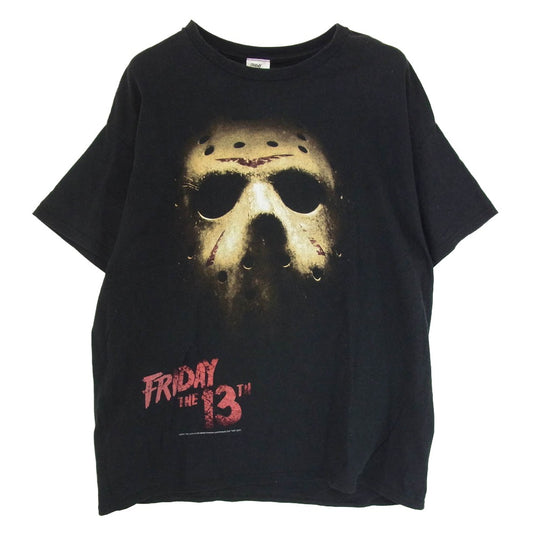ジャクソンマティス 24SS JMW24SS15 × FRIDAY THE 13th 受注生産品 13日の金曜日 ジェイソン プリント 半袖 Tシャツ ブラック系 L【中古】