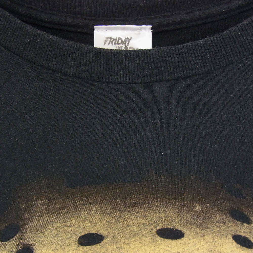 ジャクソンマティス 24SS JMW24SS15 × FRIDAY THE 13th 受注生産品 13日の金曜日 ジェイソン プリント 半袖 Tシャツ ブラック系 L【中古】