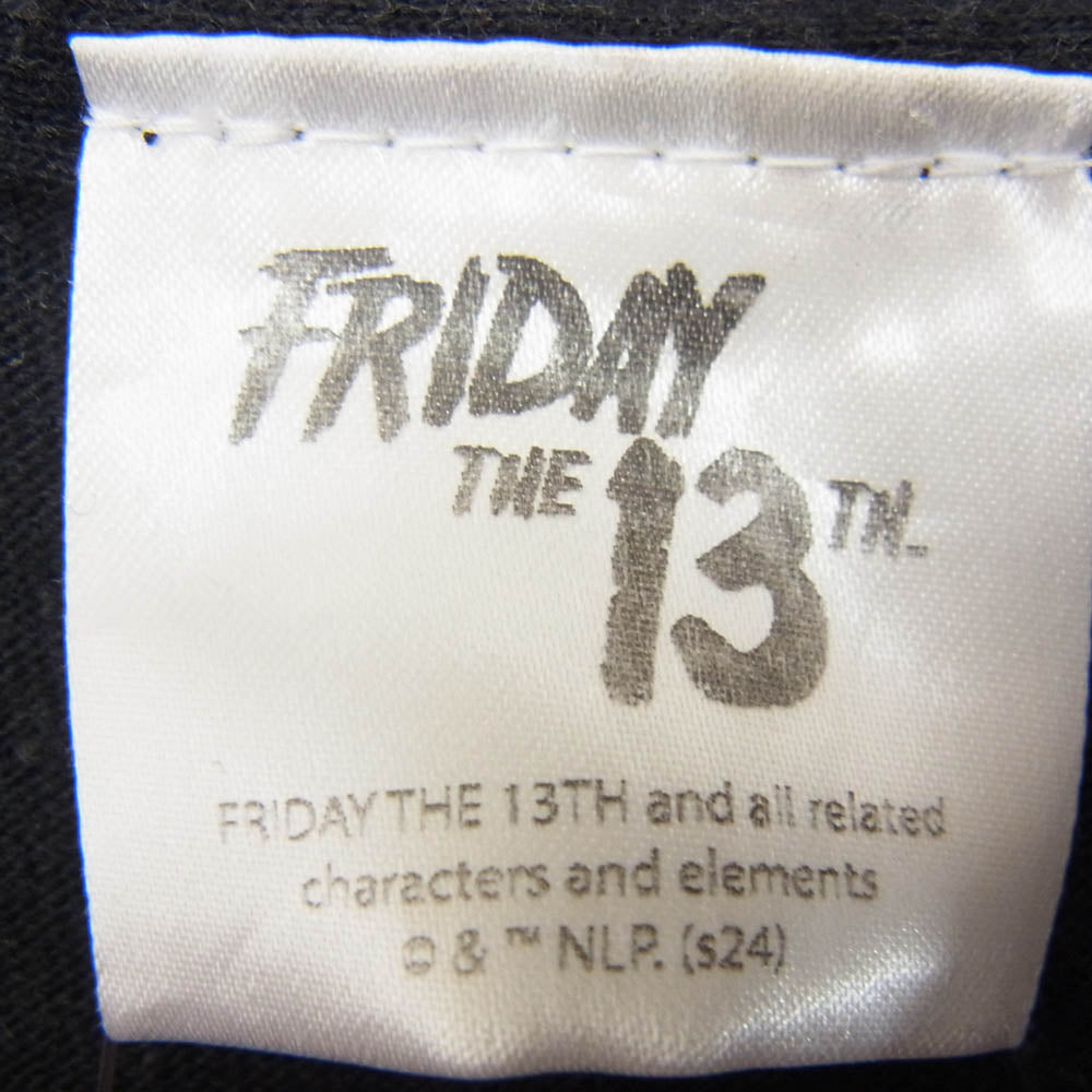 ジャクソンマティス 24SS JMW24SS15 × FRIDAY THE 13th 受注生産品 13日の金曜日 ジェイソン プリント 半袖 Tシャツ ブラック系 L【中古】