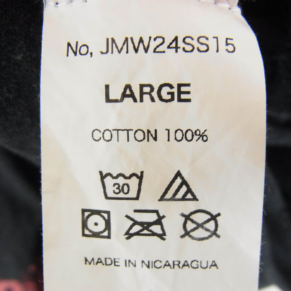 ジャクソンマティス 24SS JMW24SS15 × FRIDAY THE 13th 受注生産品 13日の金曜日 ジェイソン プリント 半袖 Tシャツ ブラック系 L【中古】