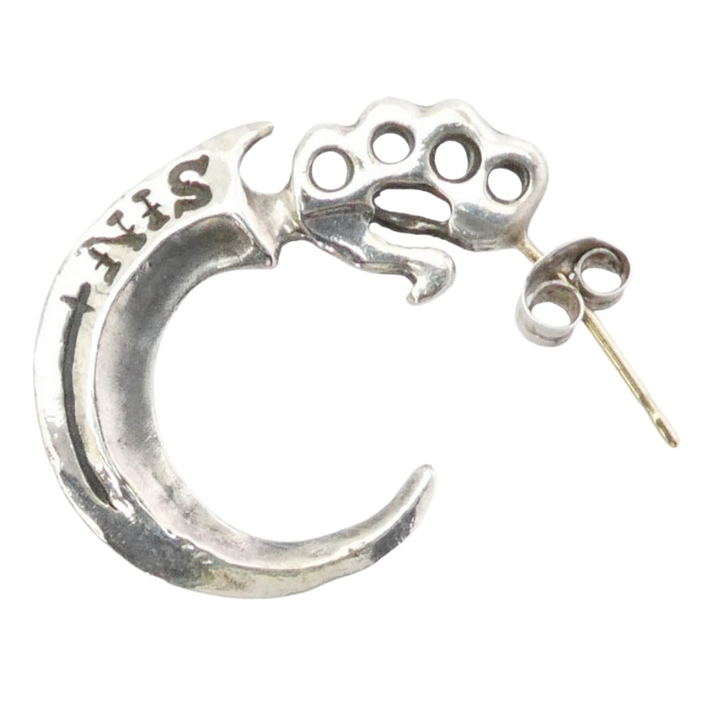 NUCKLE DUSTERS & KNIFE ナックル ダスターズ ピアス シルバー系【中古】