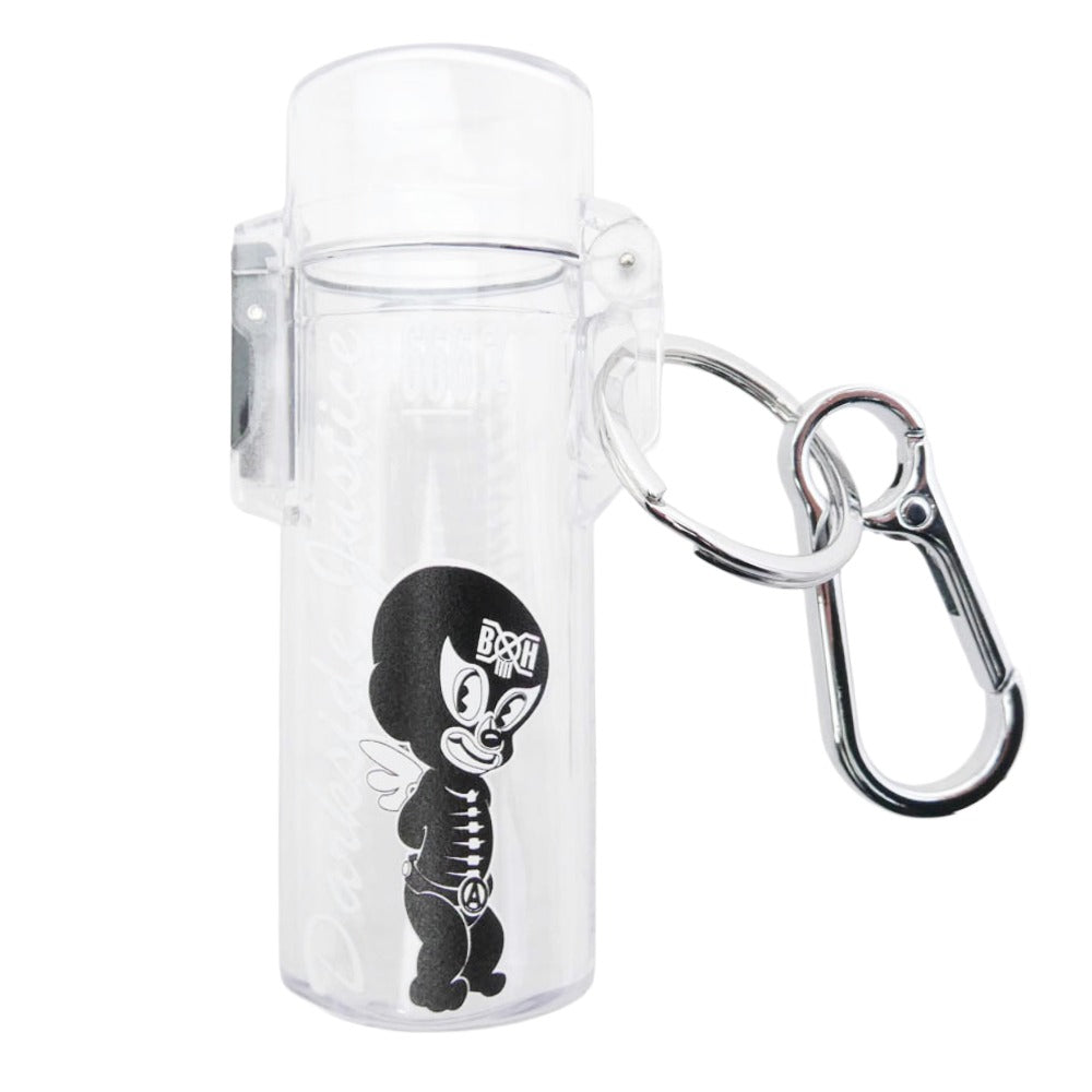 SAINT MICHAEL セントマイケル 26SS SM-MK8-0000-C40 BH_LIGTHER CASE MASK MIC ライターケース シルバー系 クリア系【極上美品】【中古】