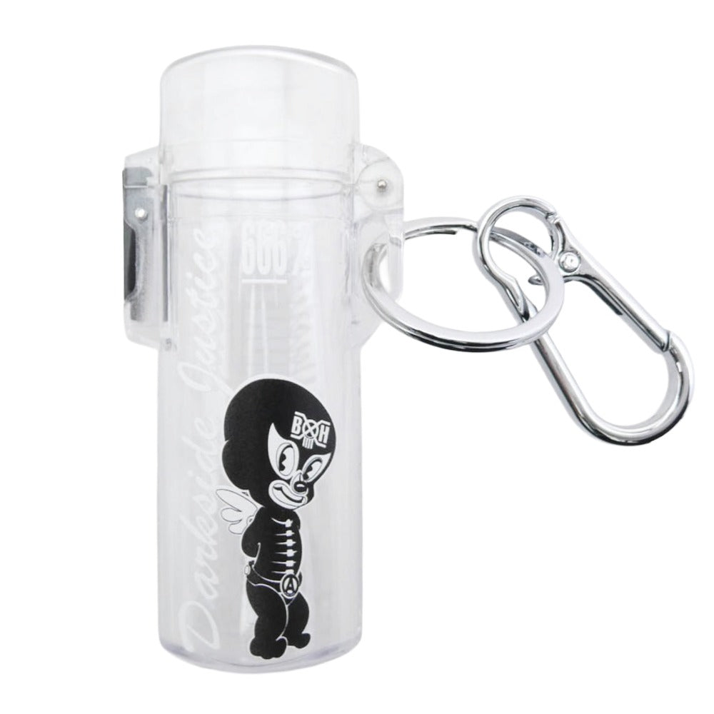 SAINT MICHAEL セントマイケル 26SS SM-MK8-0000-C40 BH_LIGTHER CASE MASK MIC ライターケース シルバー系 クリア系【極上美品】【中古】