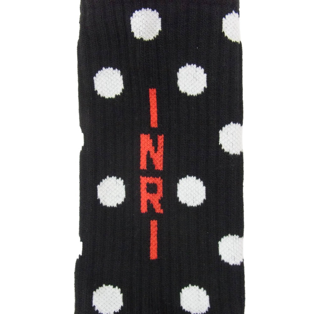 SAINT MICHAEL セントマイケル 26SS SM-MK8-0000-100 DOT SOCKS ドット ソックス 靴下 ブラック系 M【新古品】【未使用】【中古】