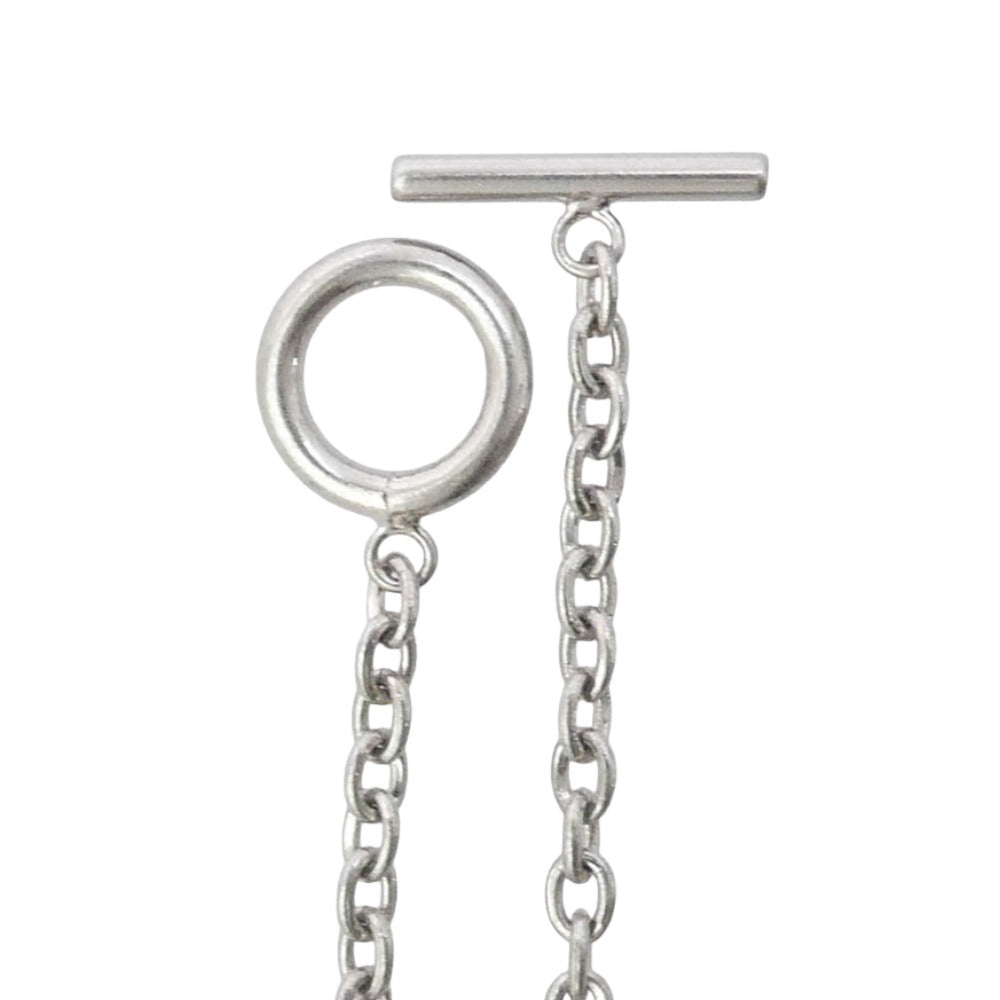 カミヤ G16AC204-0 DARKNESS Necklace Brass 真鍮 ダークネス ネックレス シルバー系【極上美品】【中古】